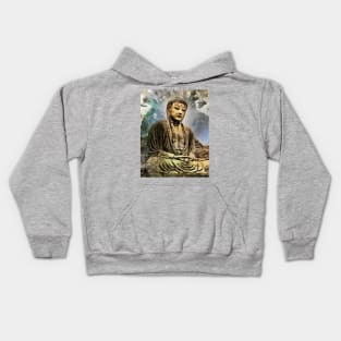 Warm Texture Buddha Kids Hoodie